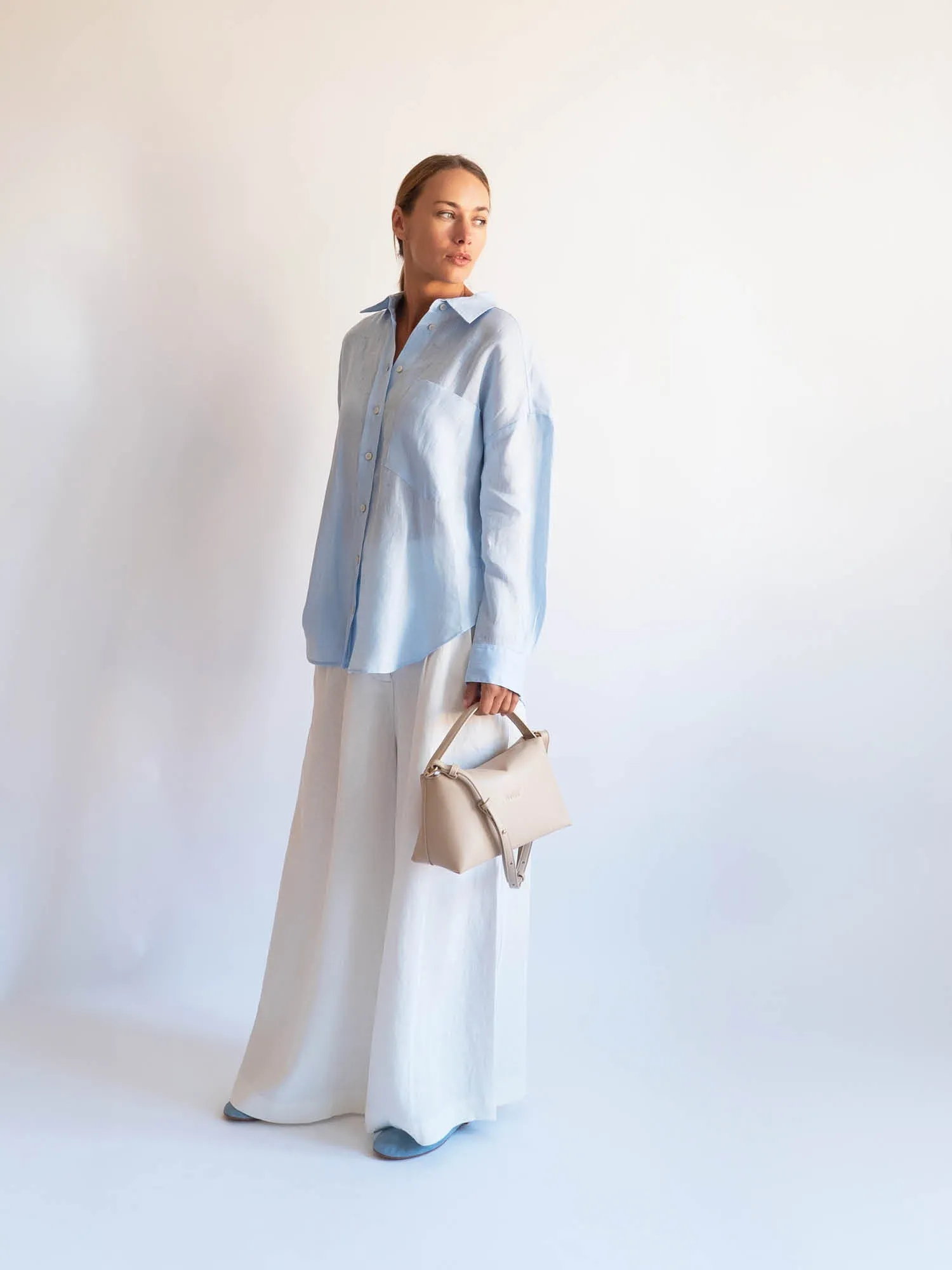 Note soft structure veske - light taupe sold by Brando product image thumbnail 5