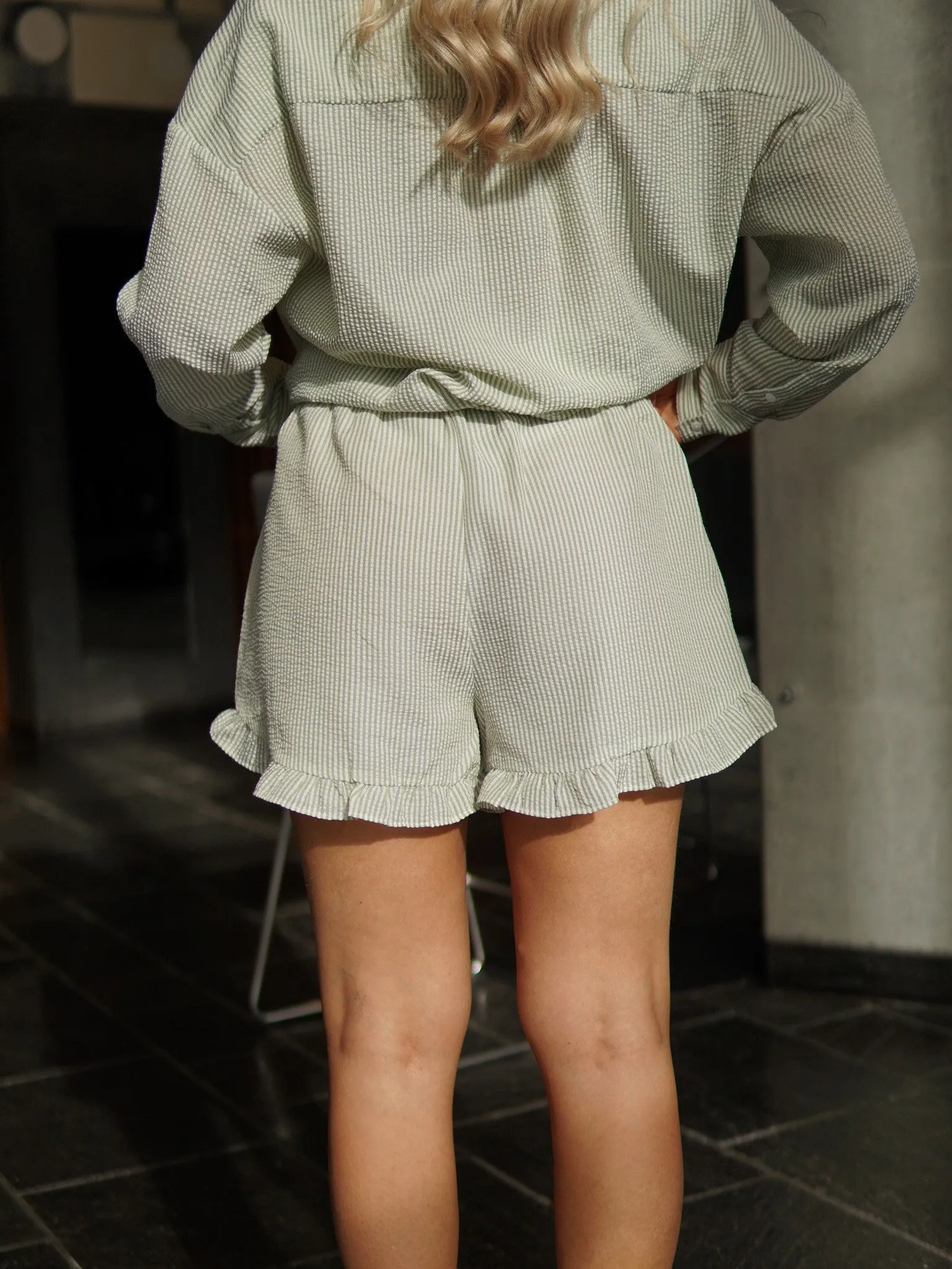 Sonja shorts - green/white sold by Brando product image thumbnail 3