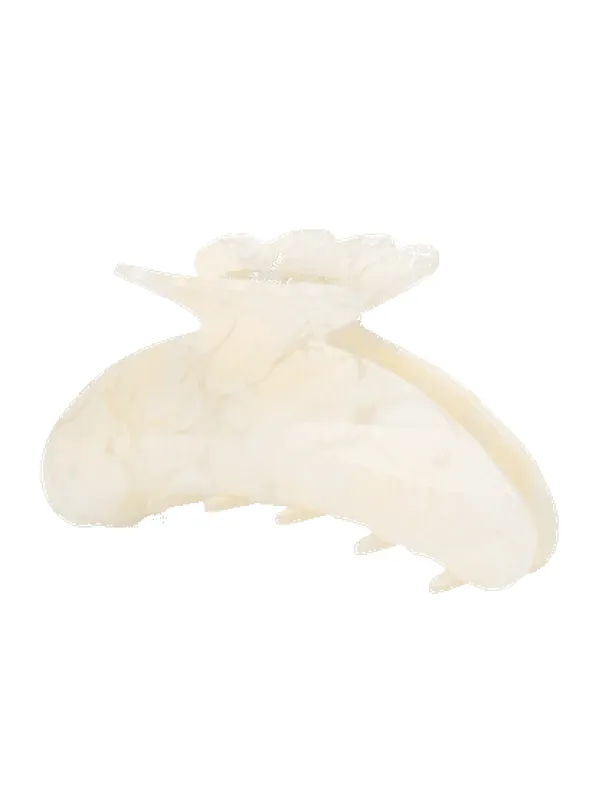 Helle arty big hårklype - creme sold by Brando