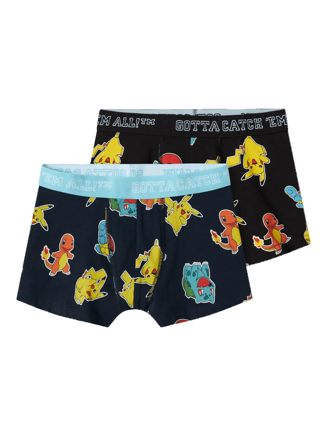 POKEMON 2P BOXER - Black sold by Brando
