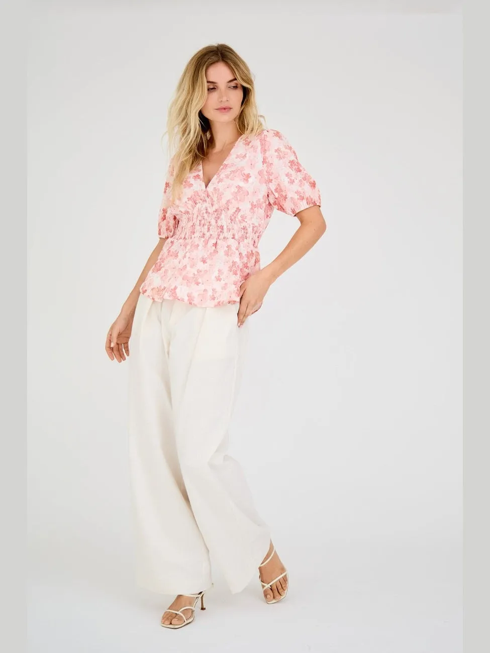 Lassie topp - rose/white sold by Brando product image thumbnail 3