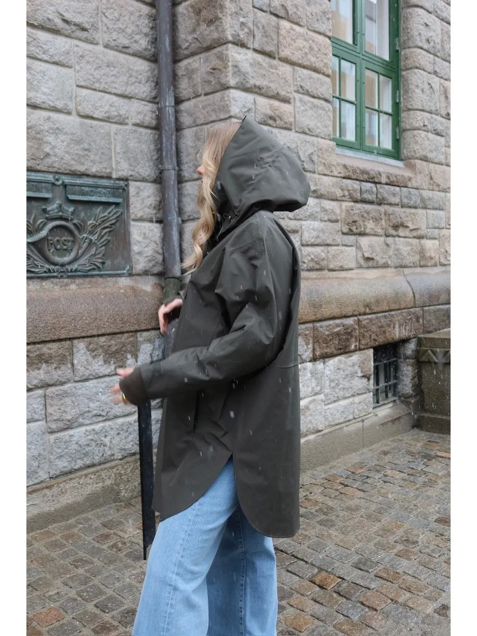 Lilly regn poncho - olive sold by Brando product image thumbnail 3