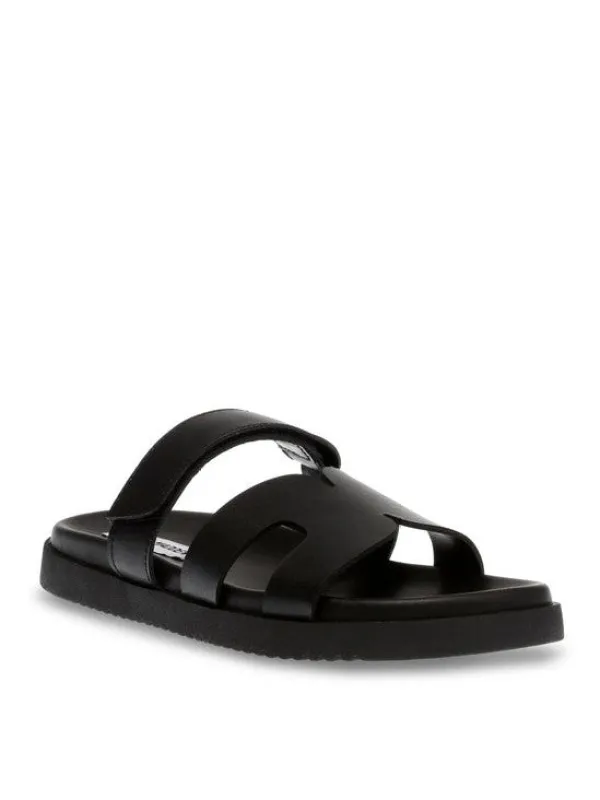 Missile sandaler - black action leather sold by Brando