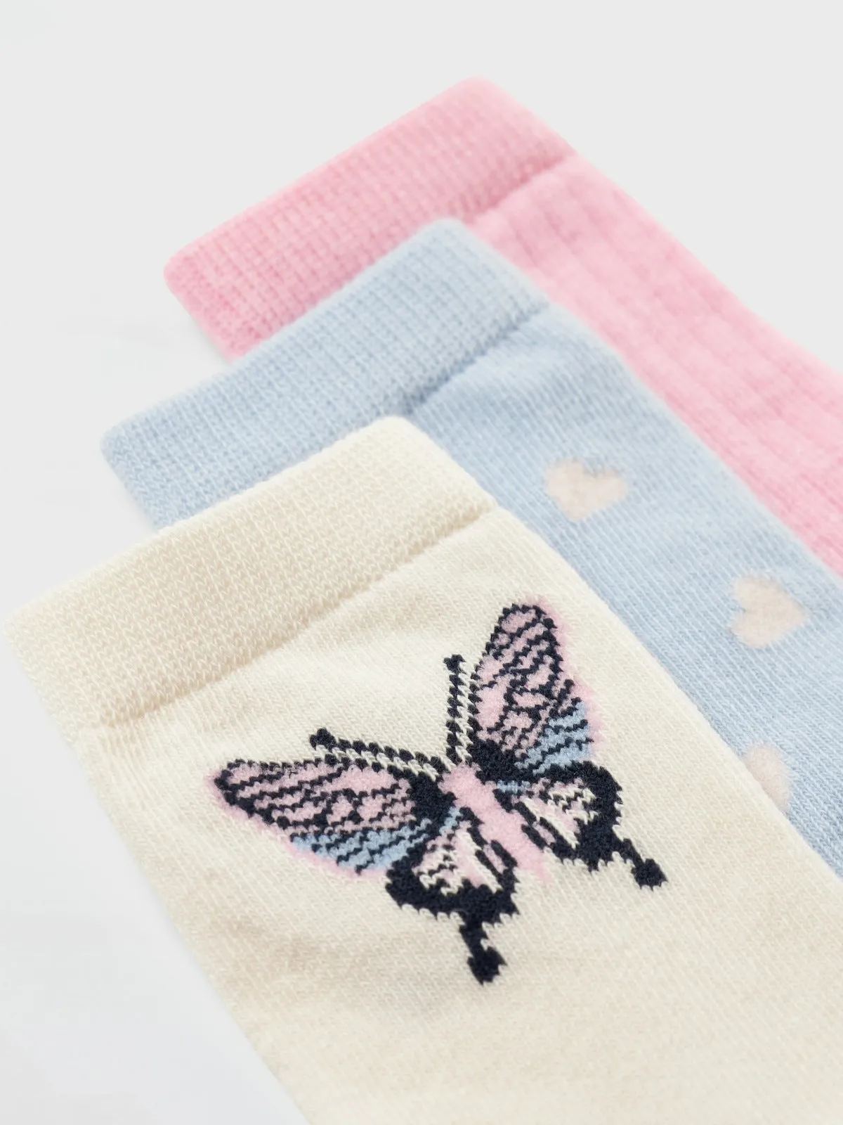 DORTHEA 3P SOKKER - Pink Frosting sold by Brando product image thumbnail 2