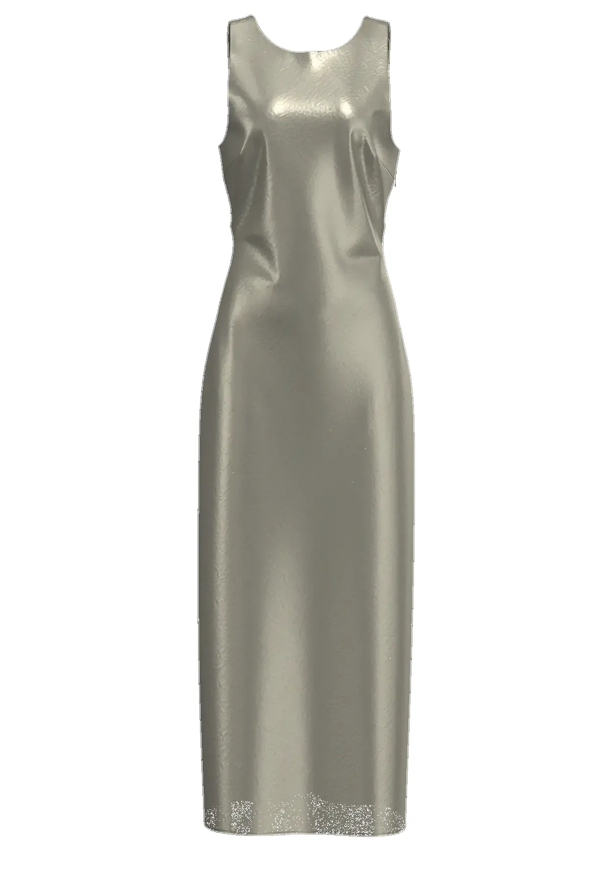 SELENE COWL BACK KJOLE - VETIVER sold by Brando