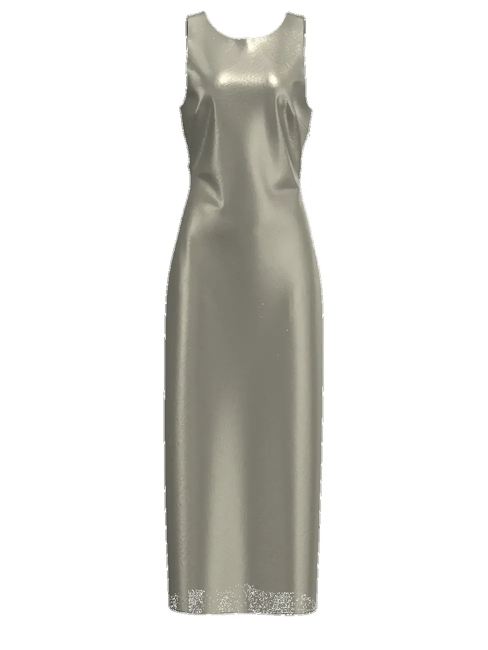 Selene cowl back kjole - vetiver sold by Brando