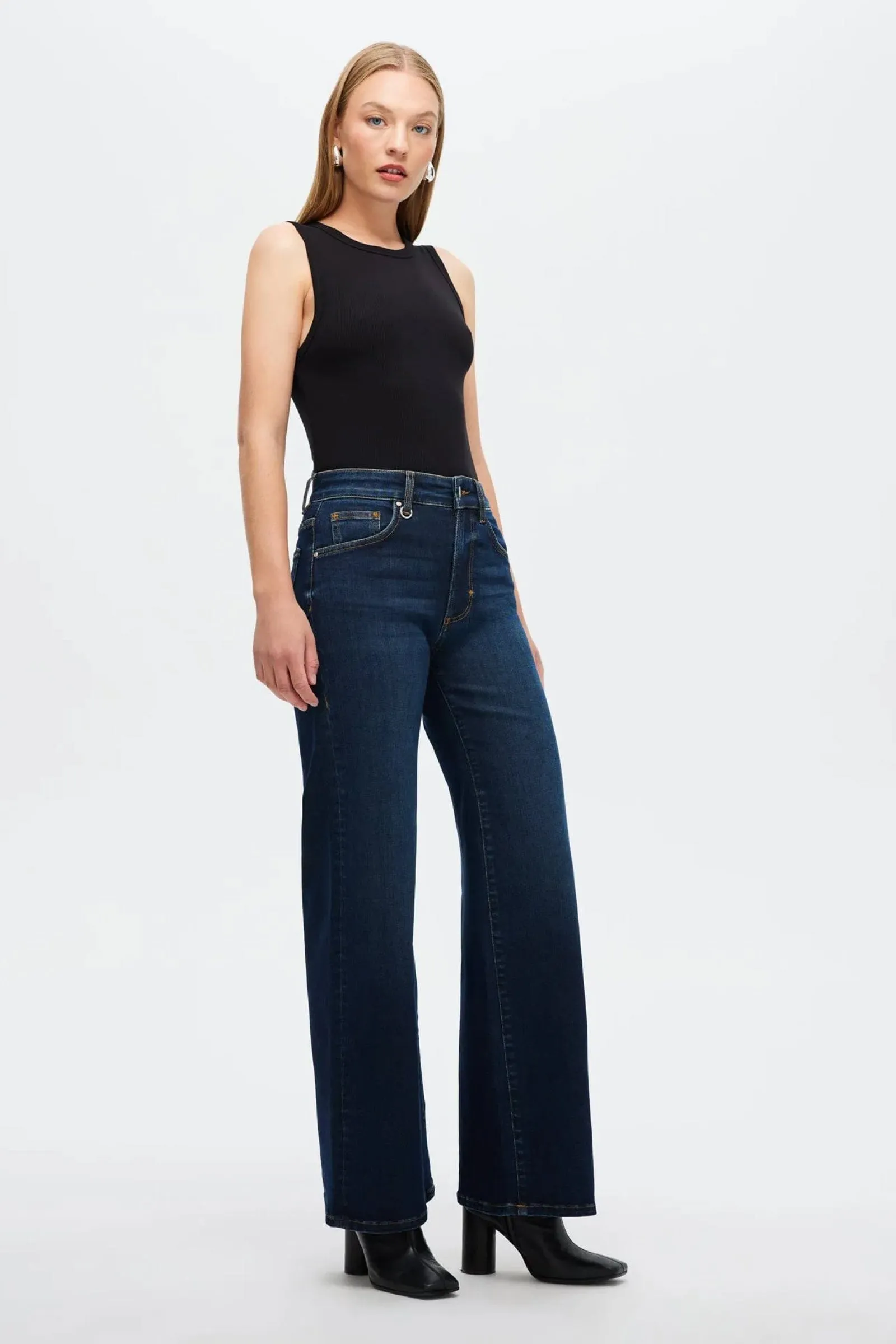 EVA WIDE JEANS - DREAMY BLUES sold by Brando product image thumbnail 4