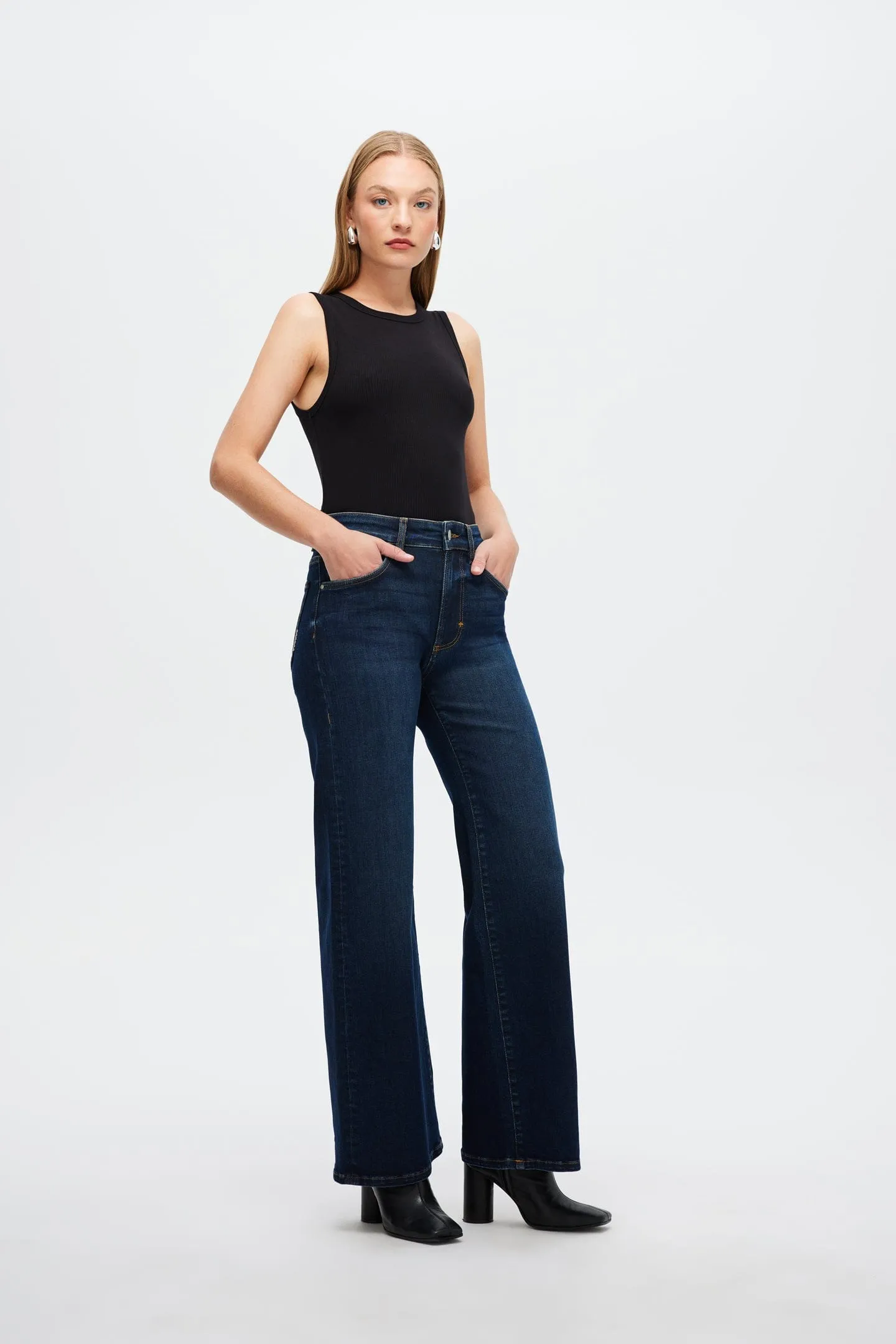 EVA WIDE JEANS - DREAMY BLUES sold by Brando product image thumbnail 3