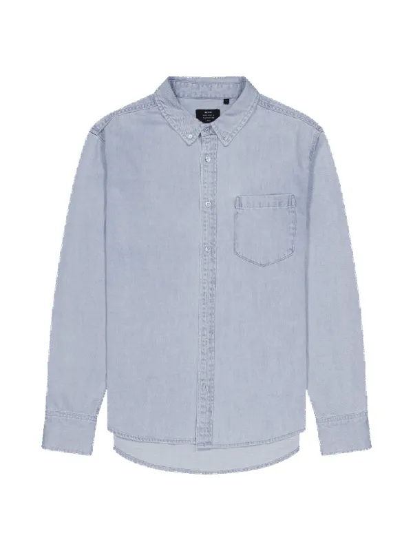 Curtis denim skjorte - light indigo sold by Brando
