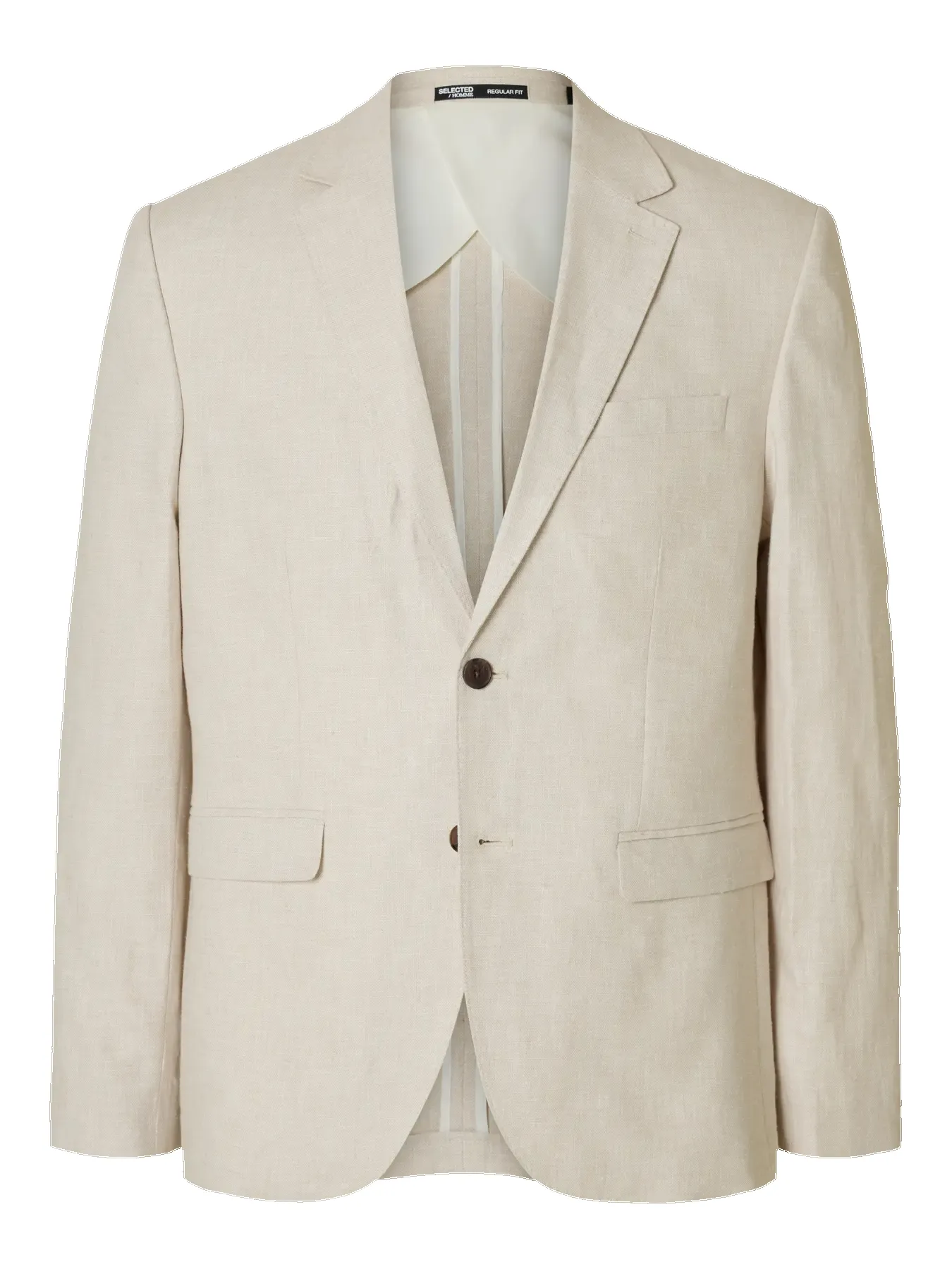 MALIK SUN LIN BLAZER - Oatmeal sold by Brando