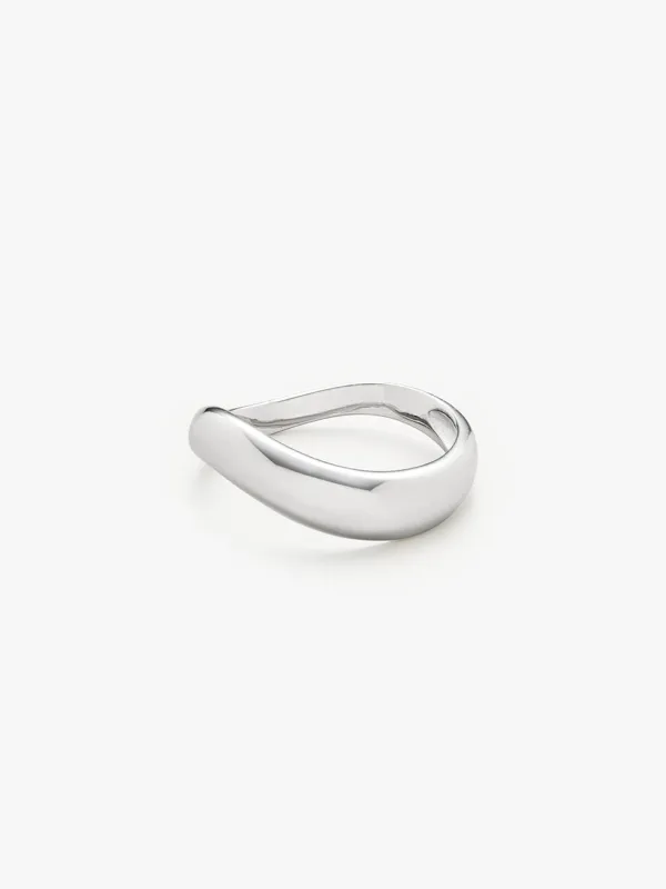 Wave ring - sølv sold by Brando
