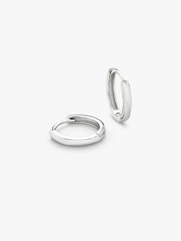Classic hoops medium - sølv sold by Brando