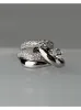 Wave pear ring - sølv sold by Brando