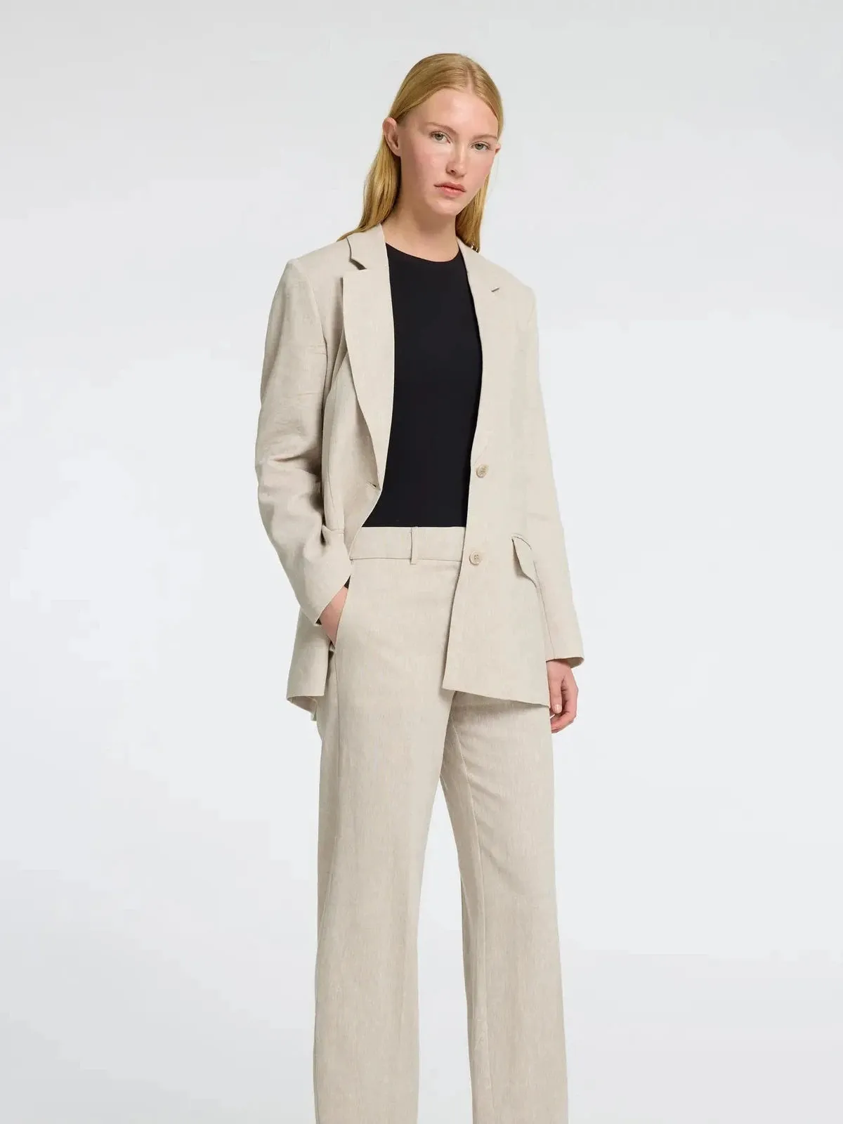 Tania rita relaxed blazer - nomad sold by Brando product image thumbnail 4