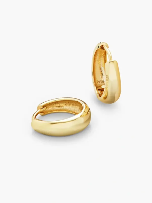 Dome hoops large - gull sold by Brando