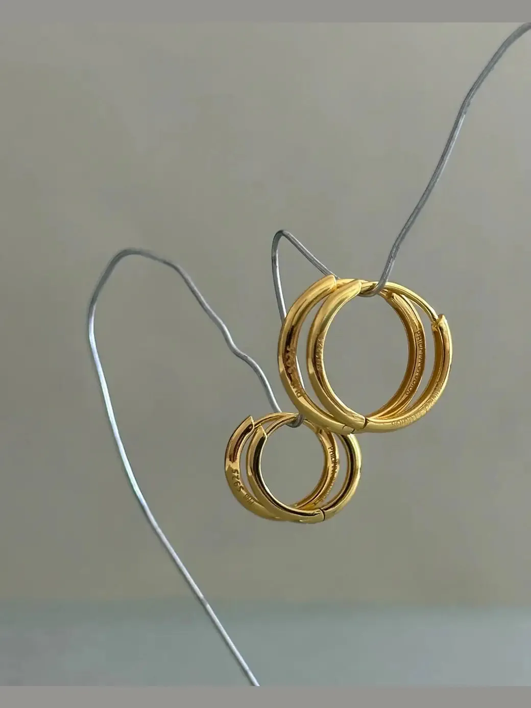 Classic hoops medium - gull sold by Brando product image thumbnail 5