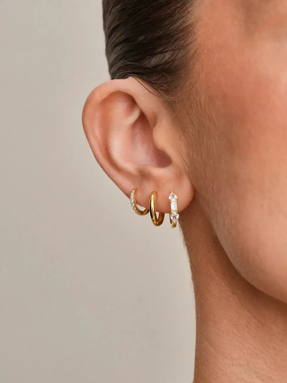 Classic hoops medium - gull sold by Brando product image thumbnail 4