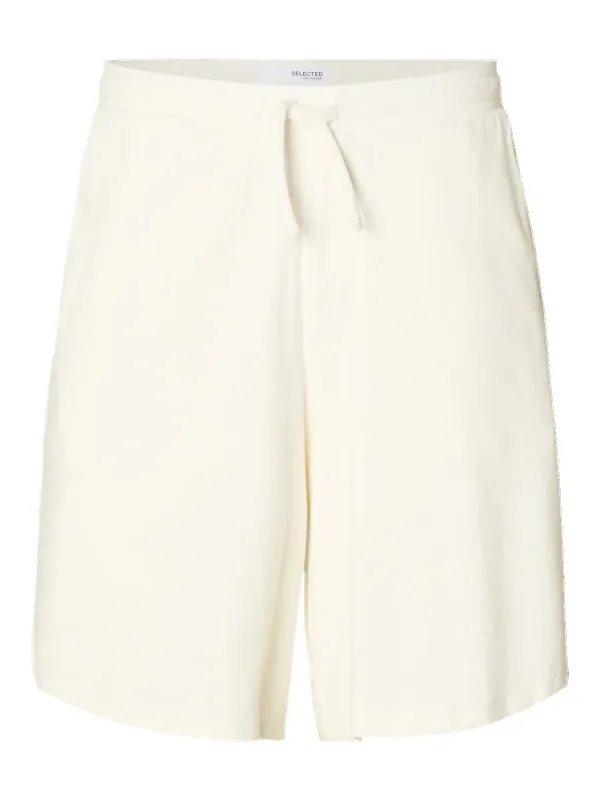 Loose talon towel shorts - egret sold by Brando