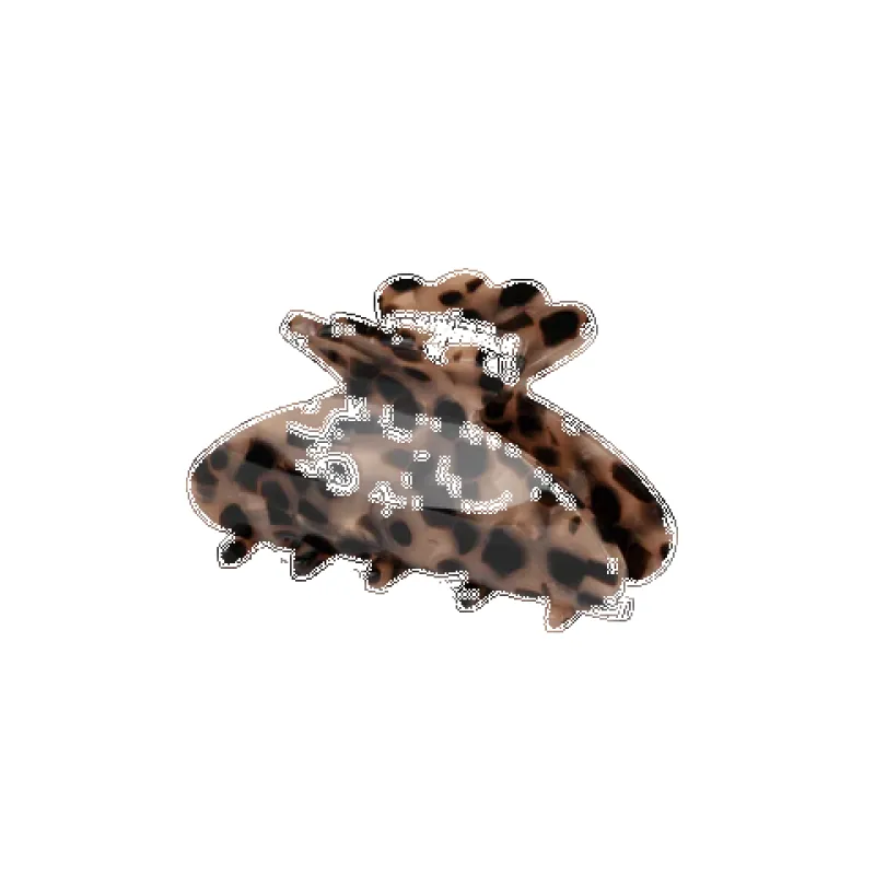 Helle Leo Mini Hårklype - Black Mix sold by Brando