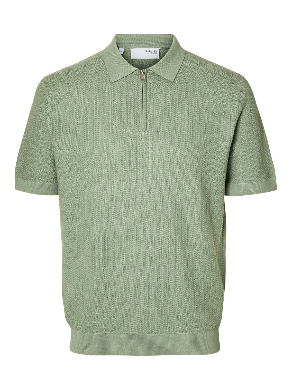 Cran half zip polo - iceberg green sold by Brando