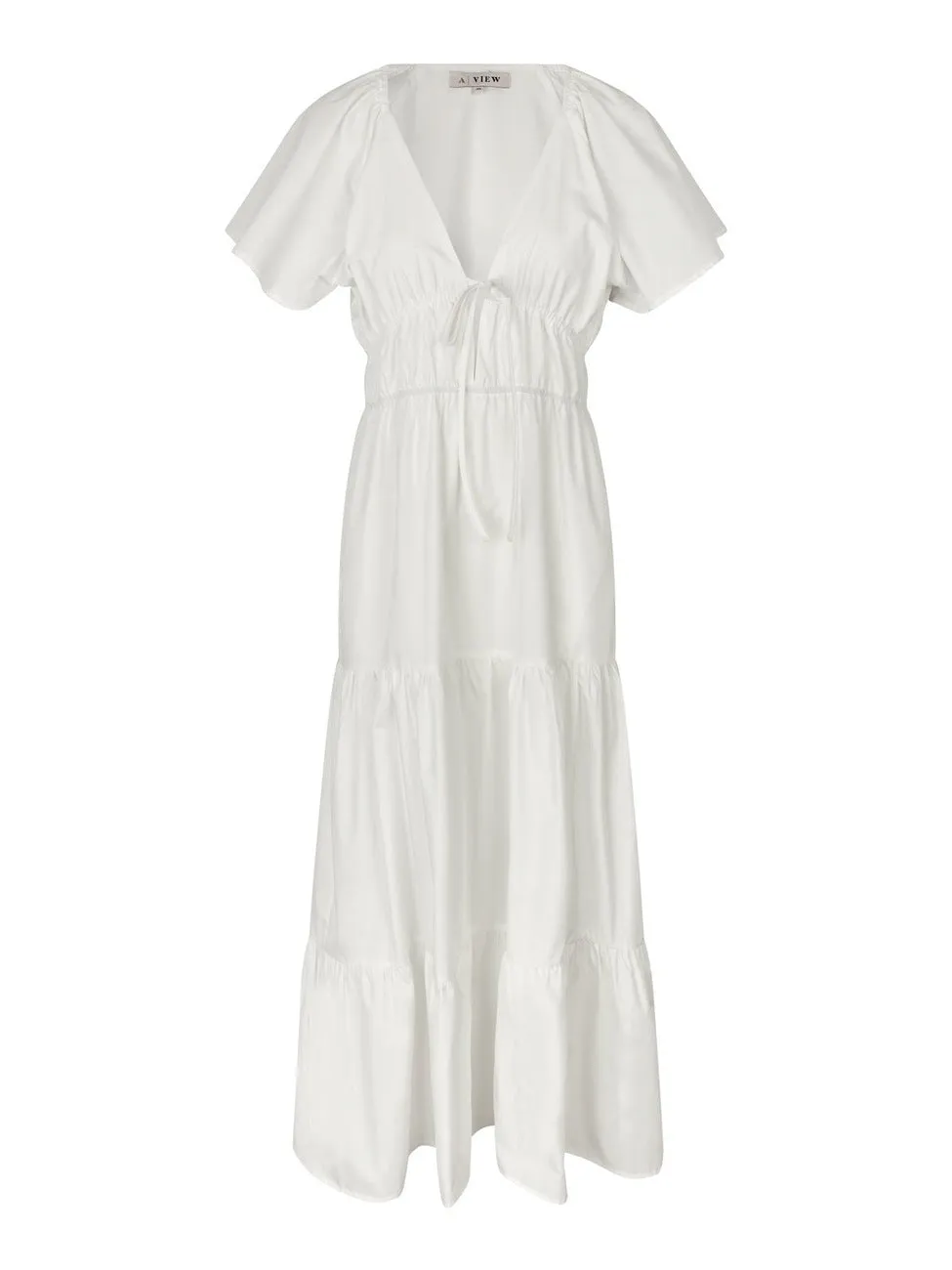 Fransisko maxi kjole - white sold by Brando