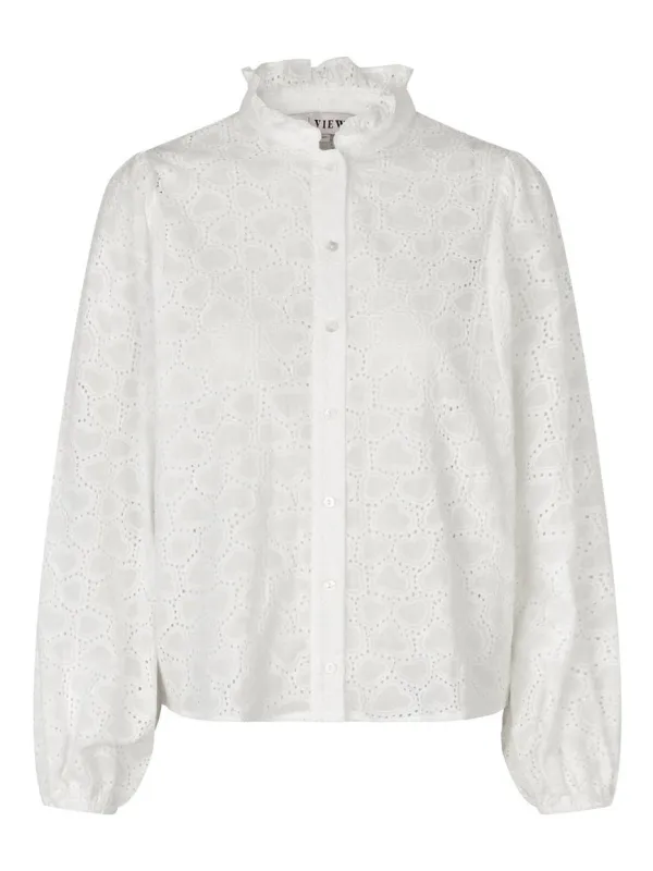 Karla skjorte - white sold by Brando