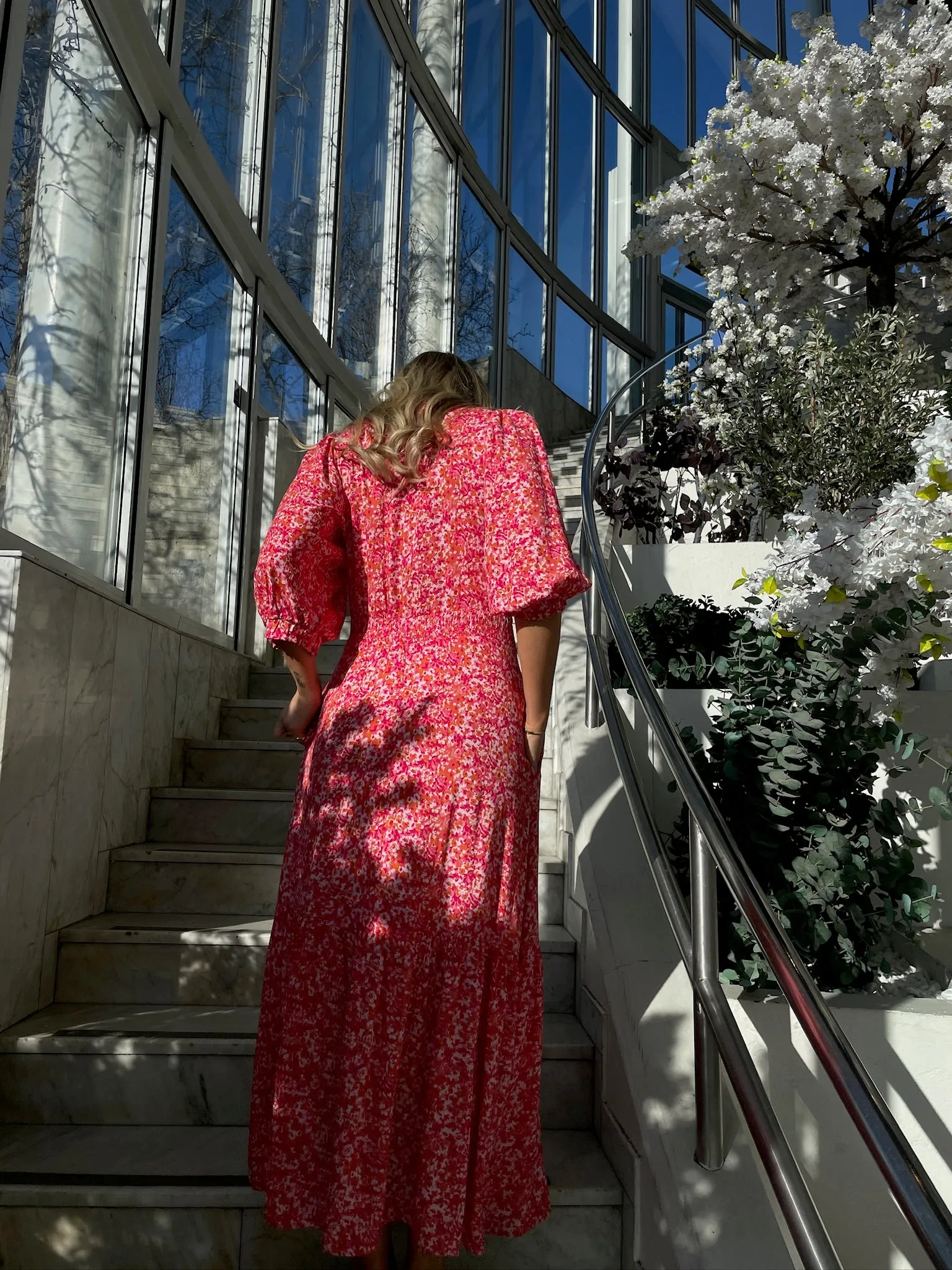 Caroline Maxi Kjole - Plumer print sold by Brando product image thumbnail 4