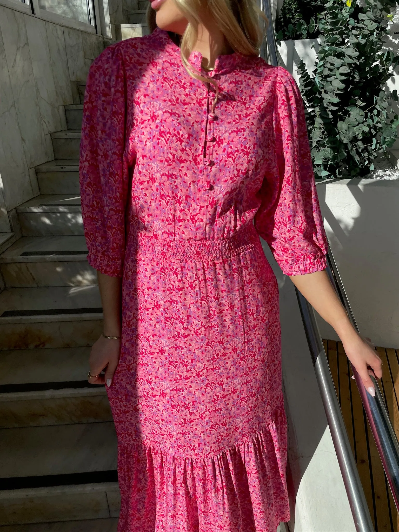 Caroline Maxi Kjole - Pink dolphin sold by Brando product image thumbnail 3