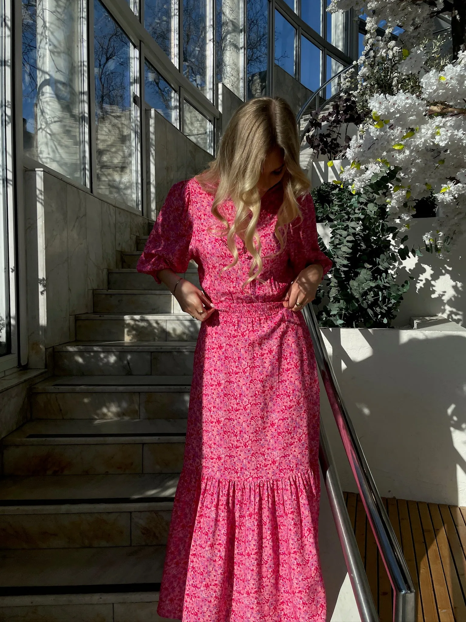 Caroline Maxi Kjole - Pink dolphin sold by Brando product image thumbnail 2