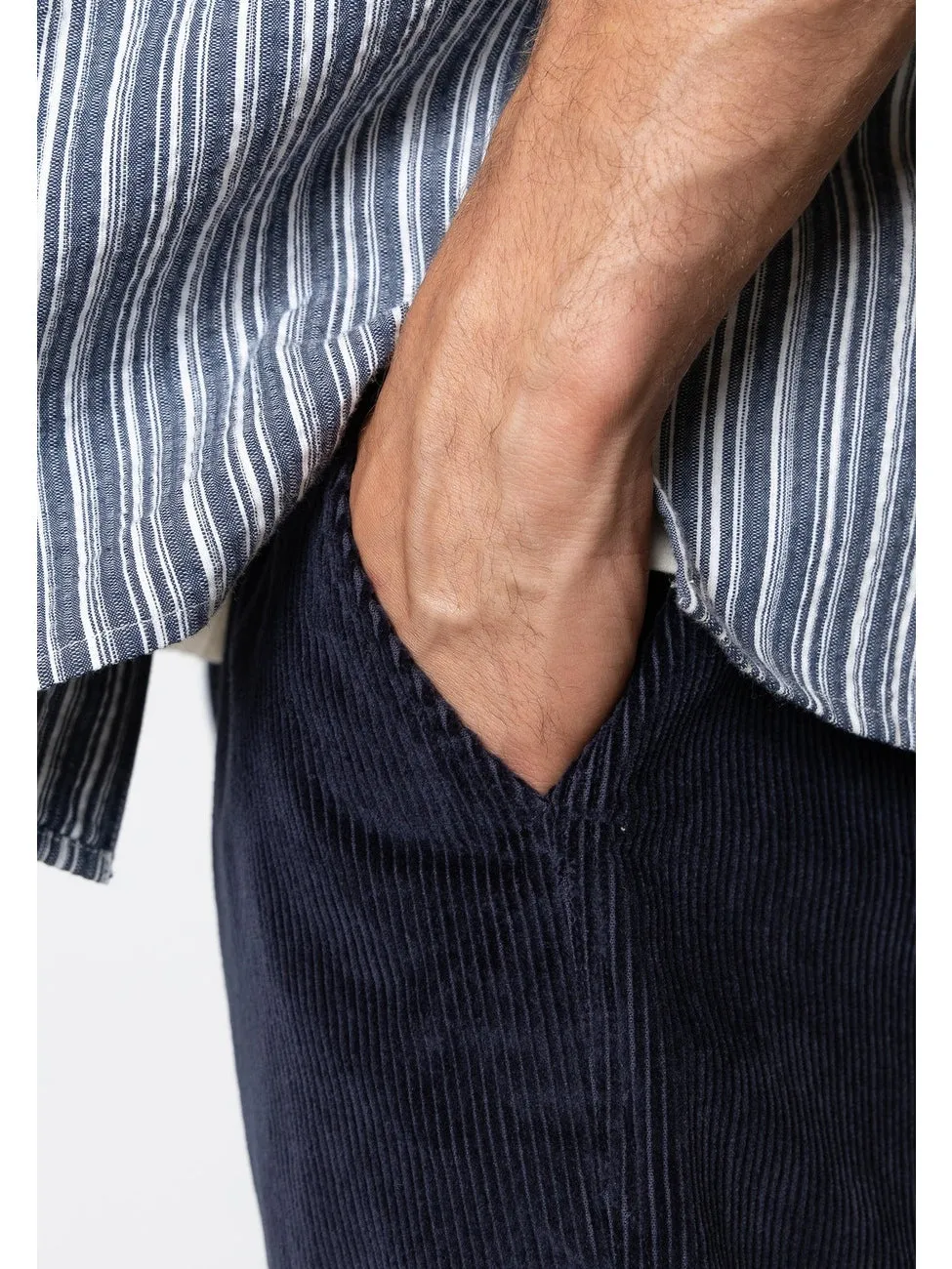 Fox corduroy shorts - Navy sold by Brando product image thumbnail 2
