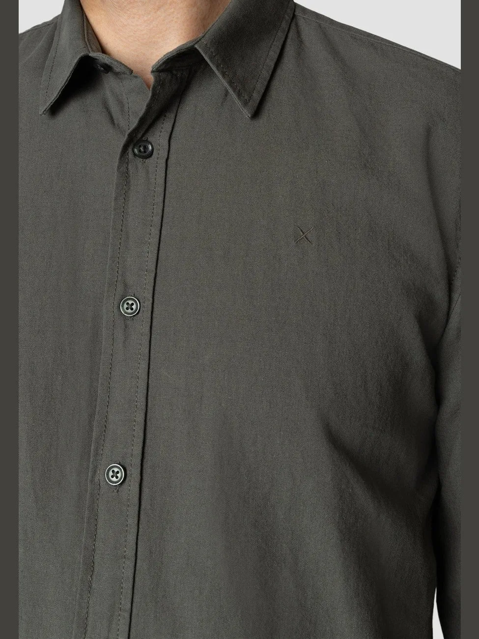 Luca shirt L/S - Army sold by Brando product image thumbnail 3