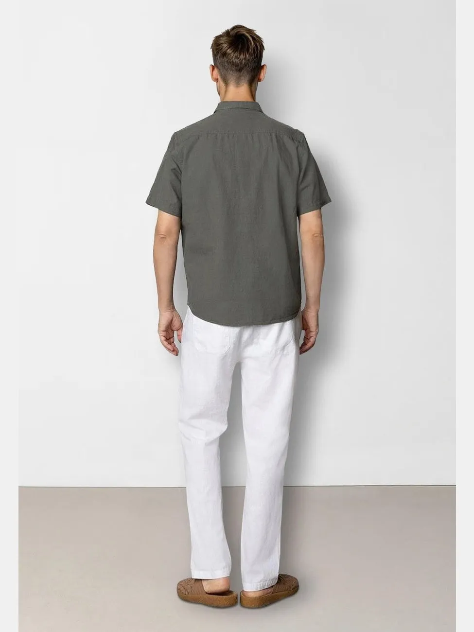 Luca shirt S/S - Army sold by Brando product image thumbnail 4