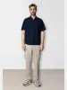 Luca shirt S/S - Navy sold by Brando