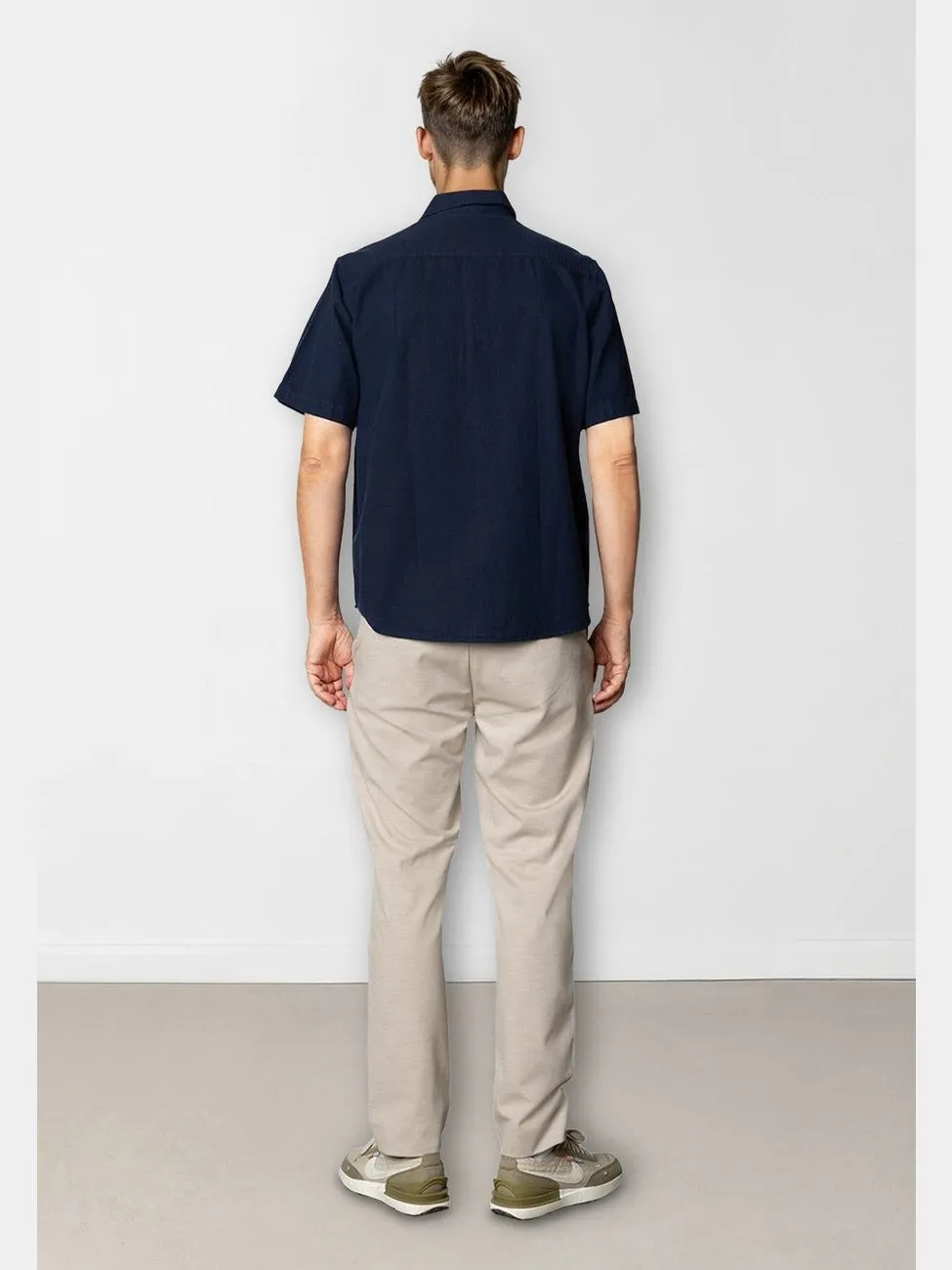 Luca shirt S/S - Navy sold by Brando product image thumbnail 4