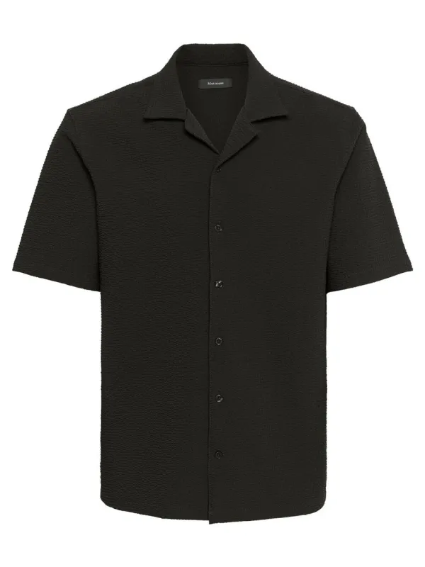 Klampo skjorte - black sold by Brando