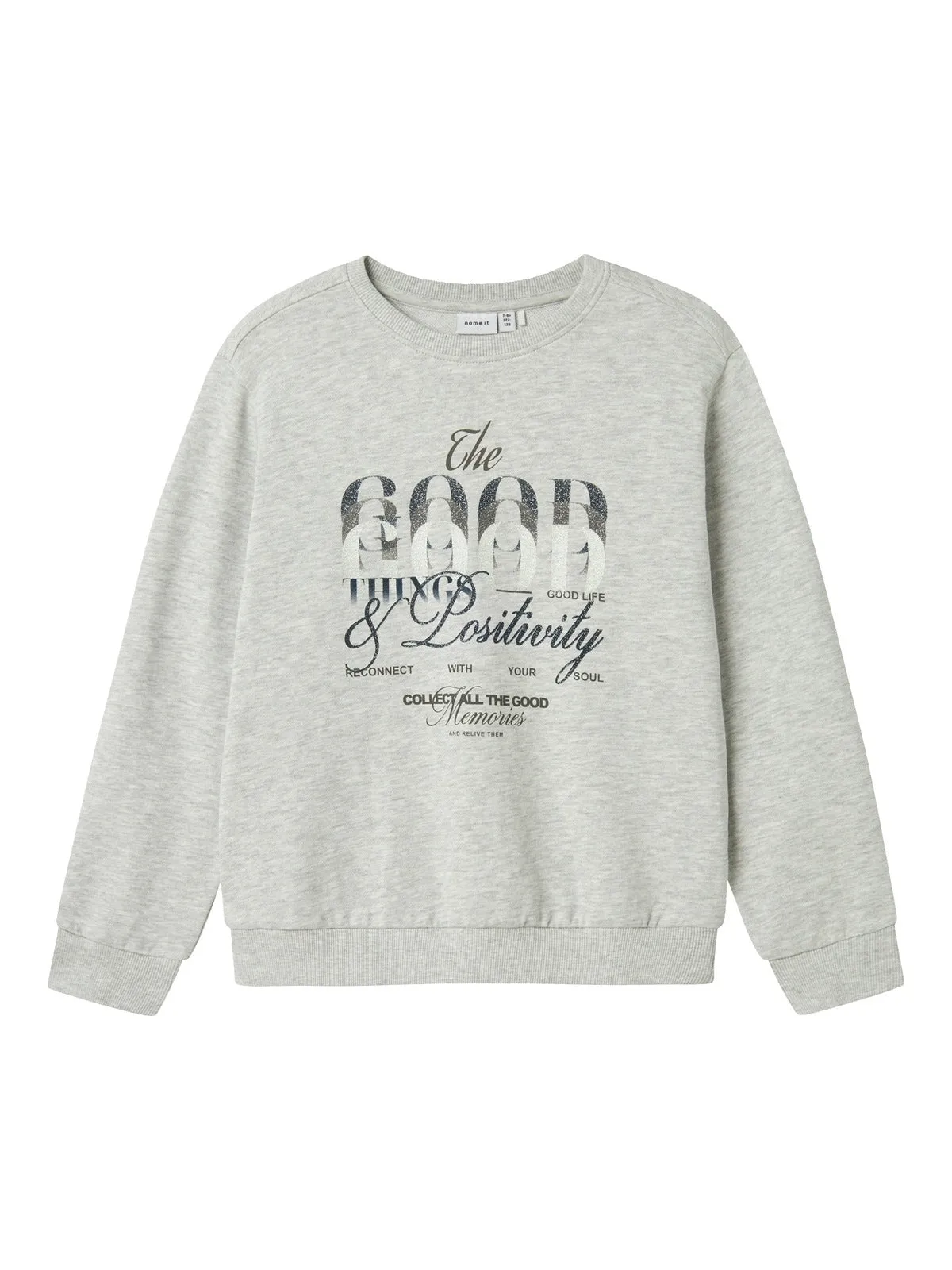 BOPPE SWEAT GENSER - Light Grey Melange sold by Brando
