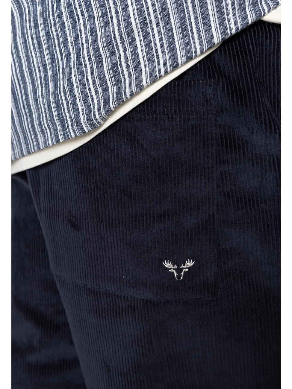 Fox corduroy shorts - navy sold by Brando product image thumbnail 3