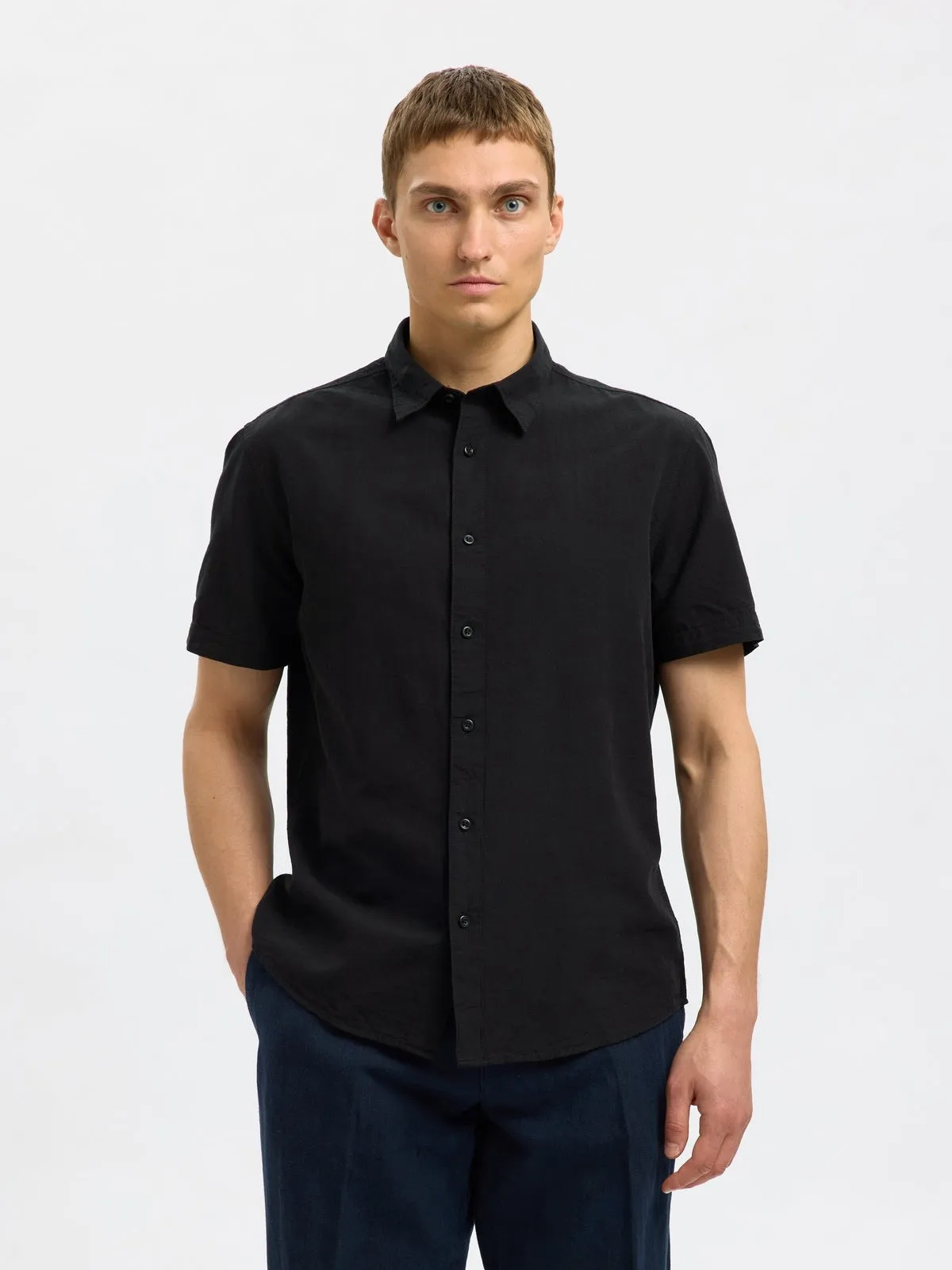 Sun skjorte - black sold by Brando product image thumbnail 2