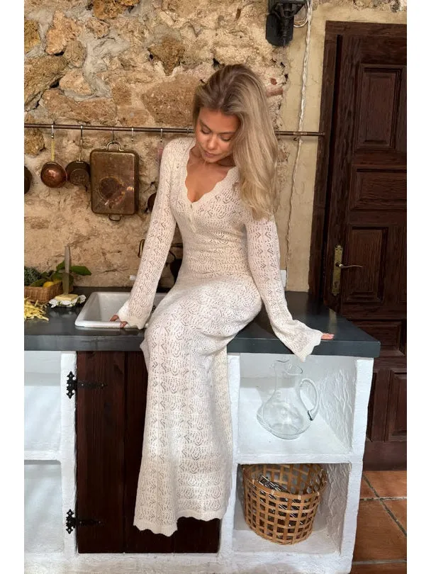 Dagmar maxi kjole - off white sold by Brando product image thumbnail 2