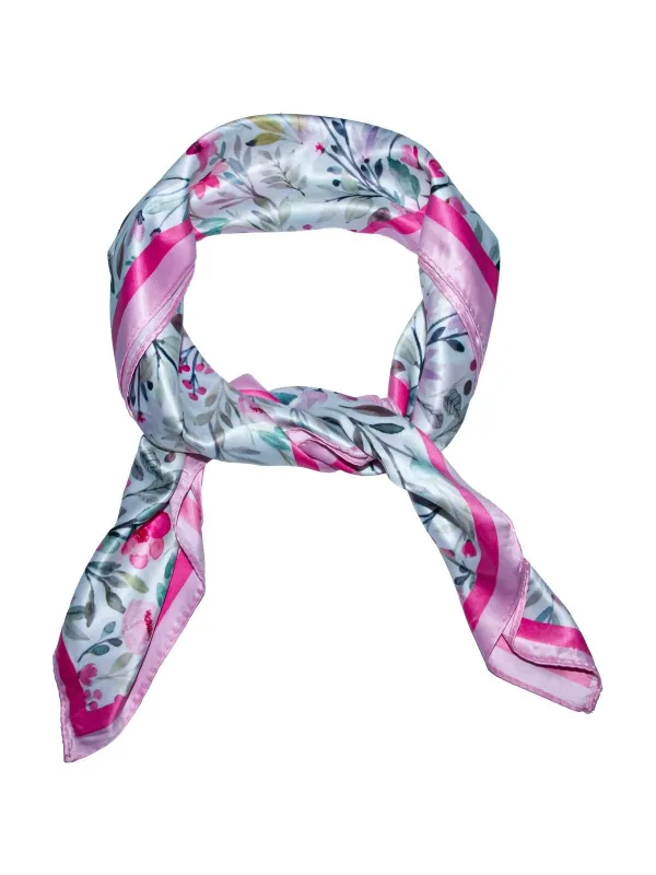 Skjerf småblomstrede - rosa sold by Brando