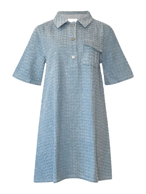 Jozie kjole - light blue wash sold by Brando