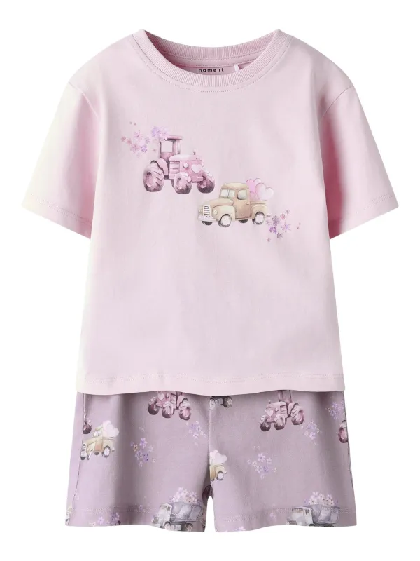 HELGA SHORTS SET - Cameo Pink sold by Brando