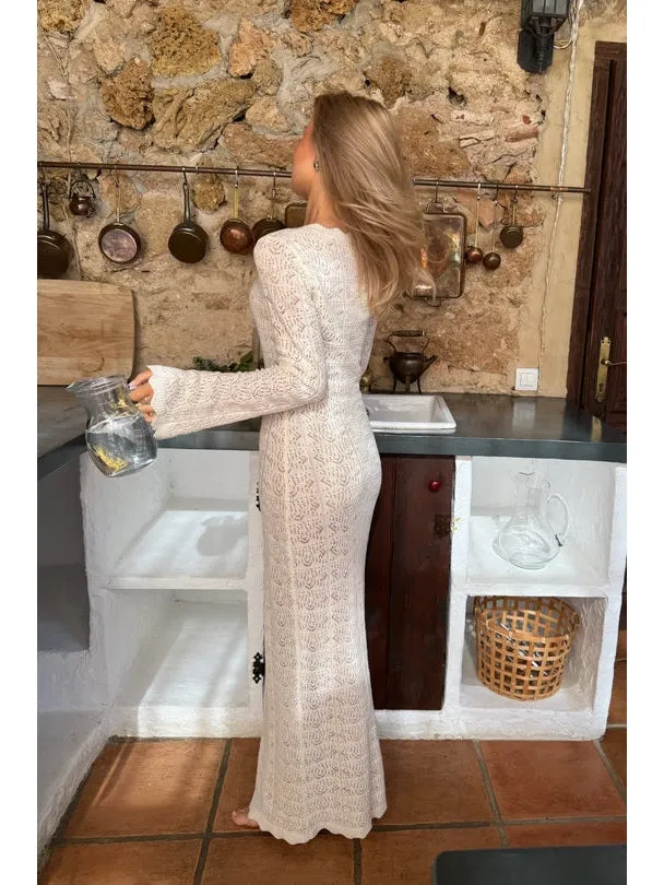 Dagmar maxi kjole - off white sold by Brando product image thumbnail 5