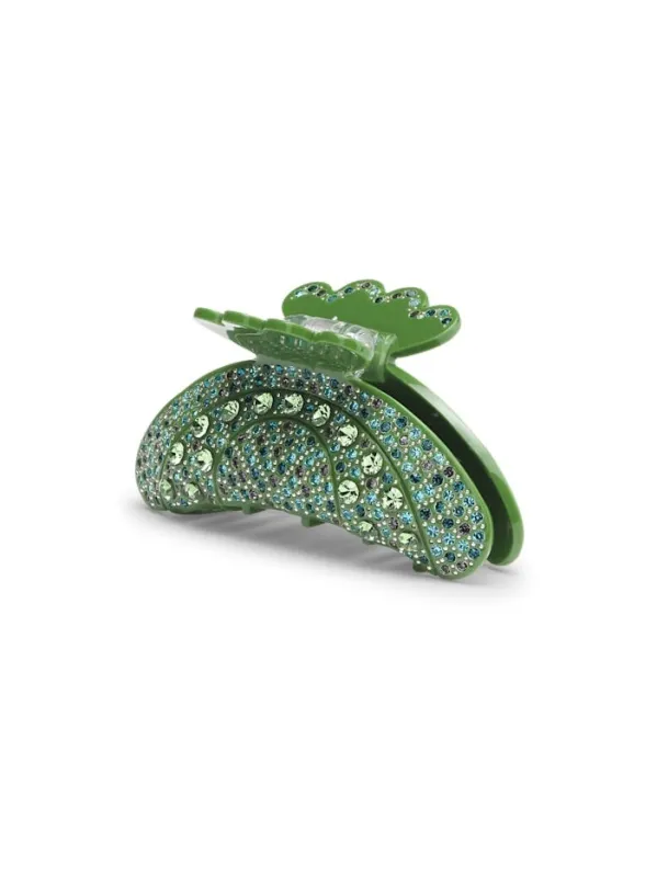 Helen bella middle hårklype - green middle sold by Brando