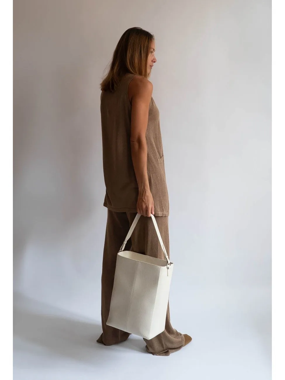 Casset soft structure veske - white sand sold by Brando product image thumbnail 5