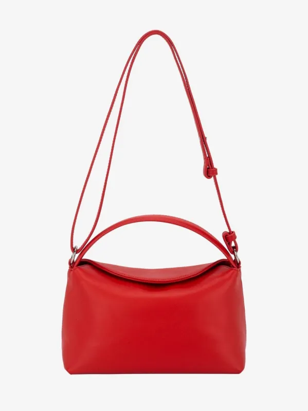 Note soft structure veske - red coral sold by Brando