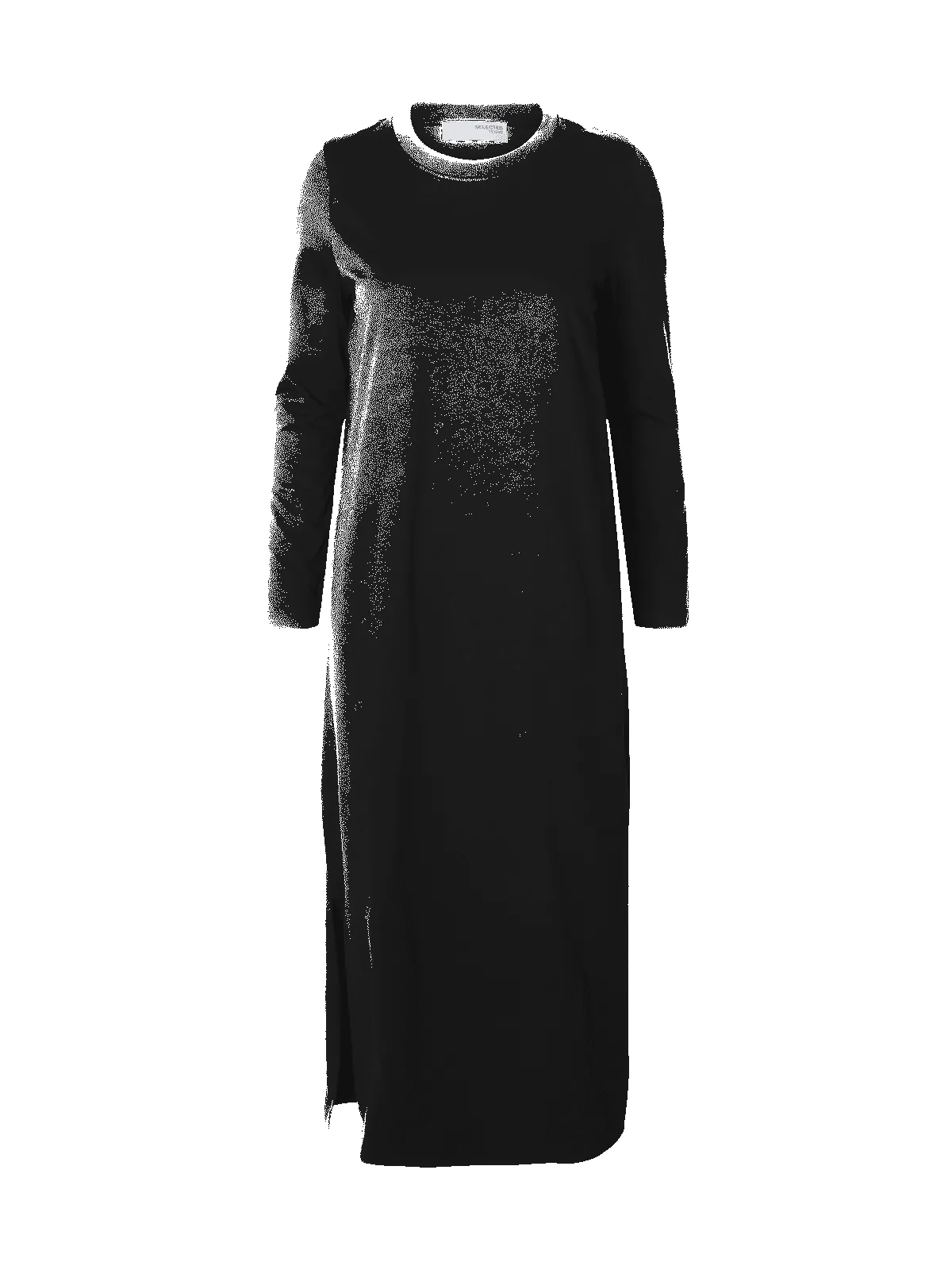 Malene midi kjole - black sold by Brando