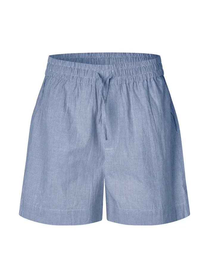 Meris shorts - blue white stripe sold by Brando