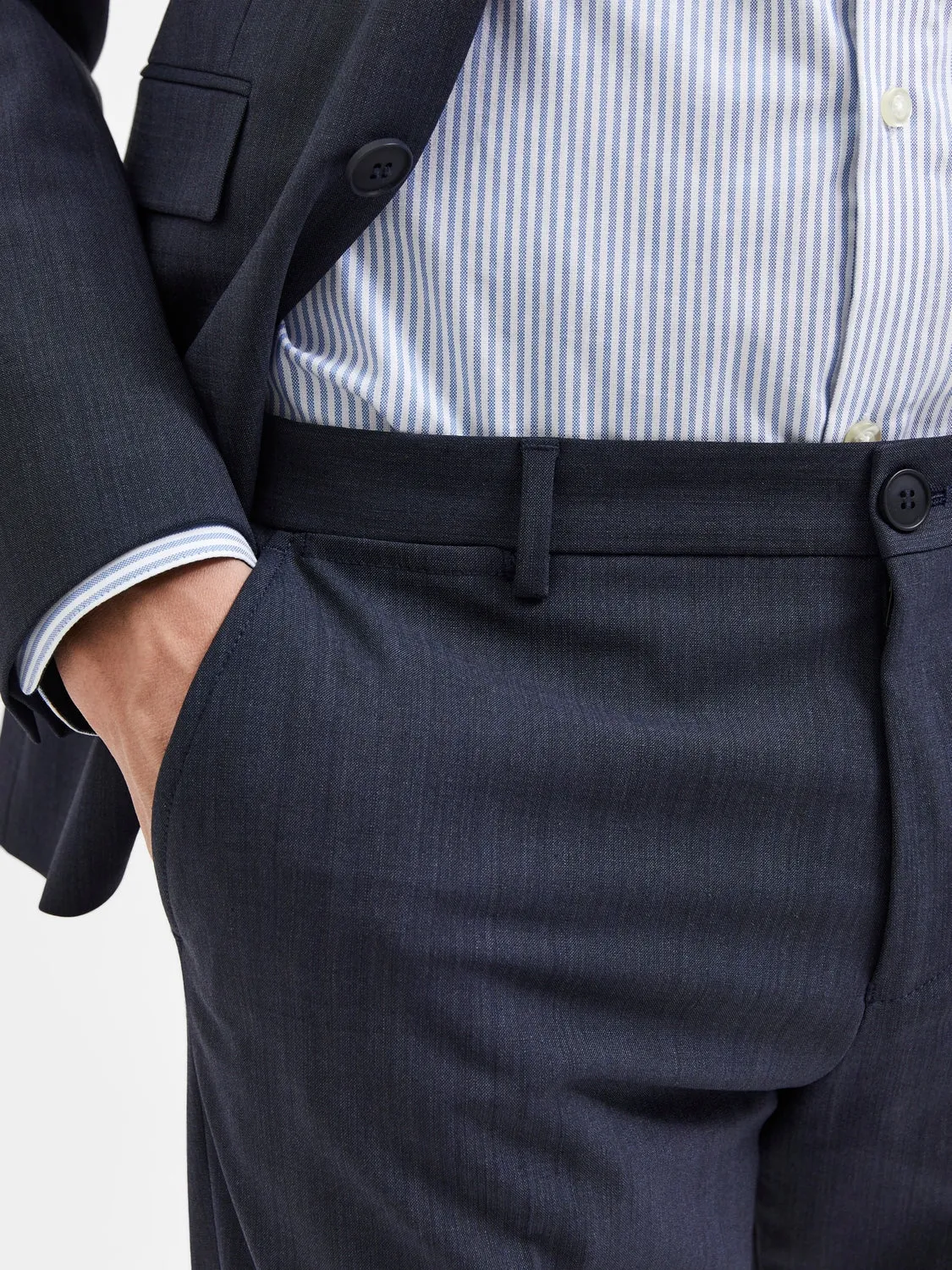 SLIM ELON FLEX Bukse - Dark Blue sold by Brando product image thumbnail 5