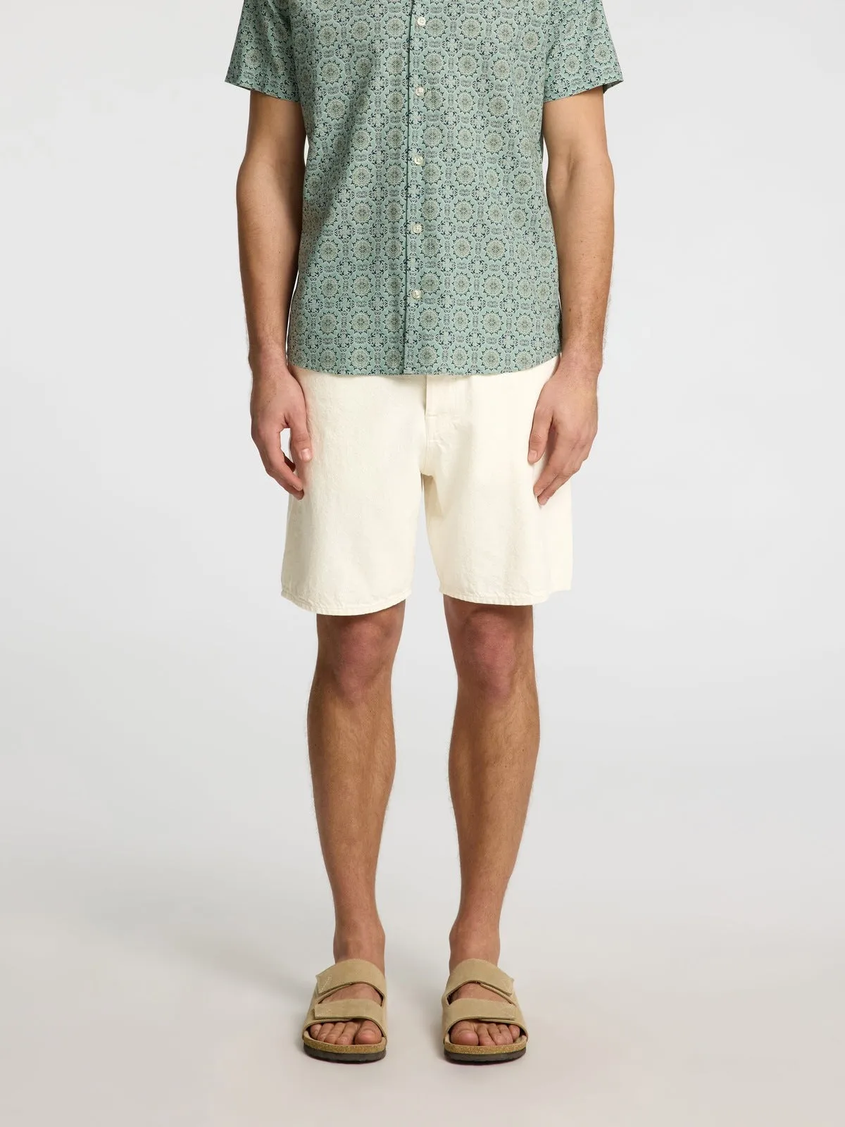 ALEX SHORTS - white denim sold by Brando product image thumbnail 2